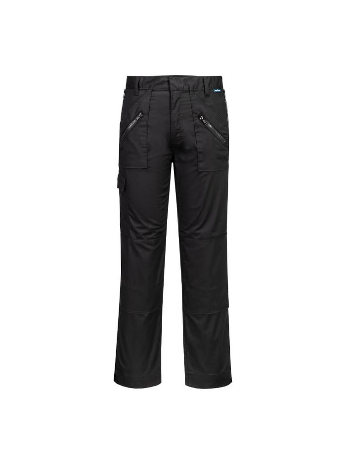 Stretch Action Trousers, 30, R, Black