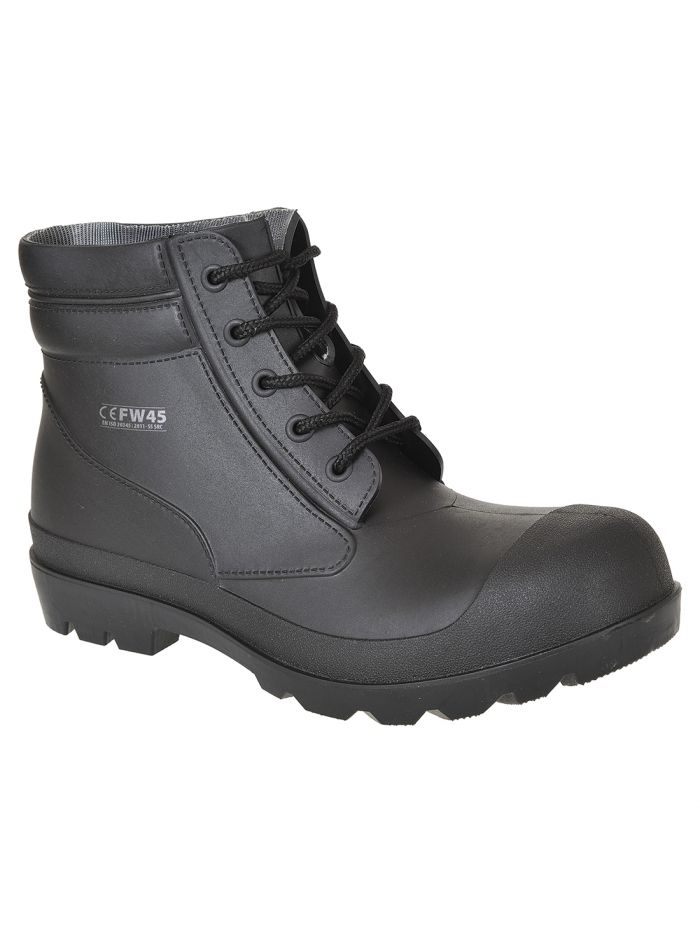 Steel PVC Mid Boot S5 SR FO, 38, R, Black