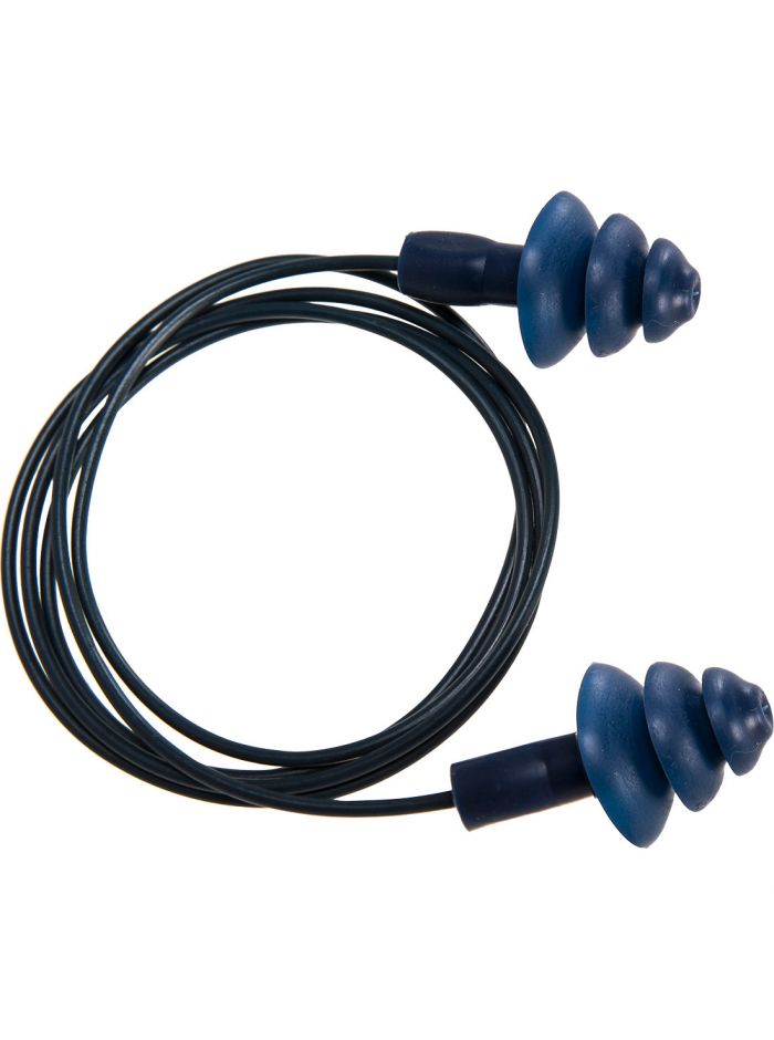 Detectable TPR Corded Ear Plugs (50 Pairs), , U, Blue