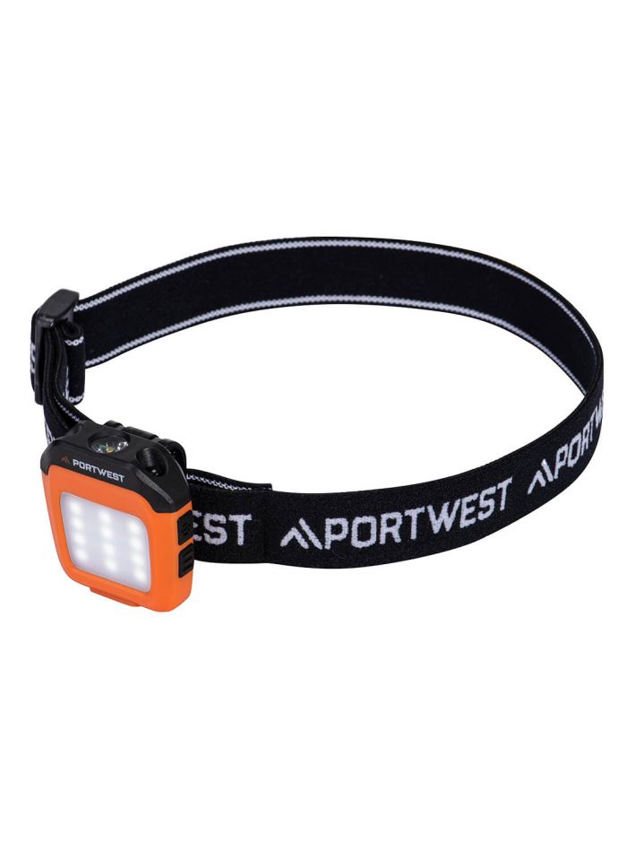 USB Rechargeable Multi-function LED Cap Light, , R, Orange/Black