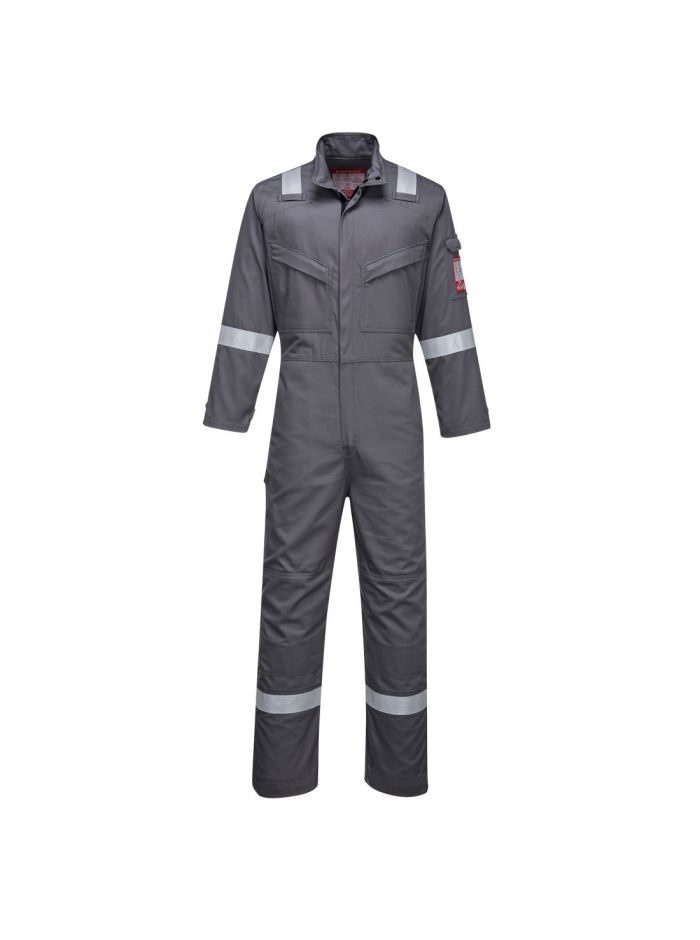 Bizflame Industry FR Coverall, M, R, Grey
