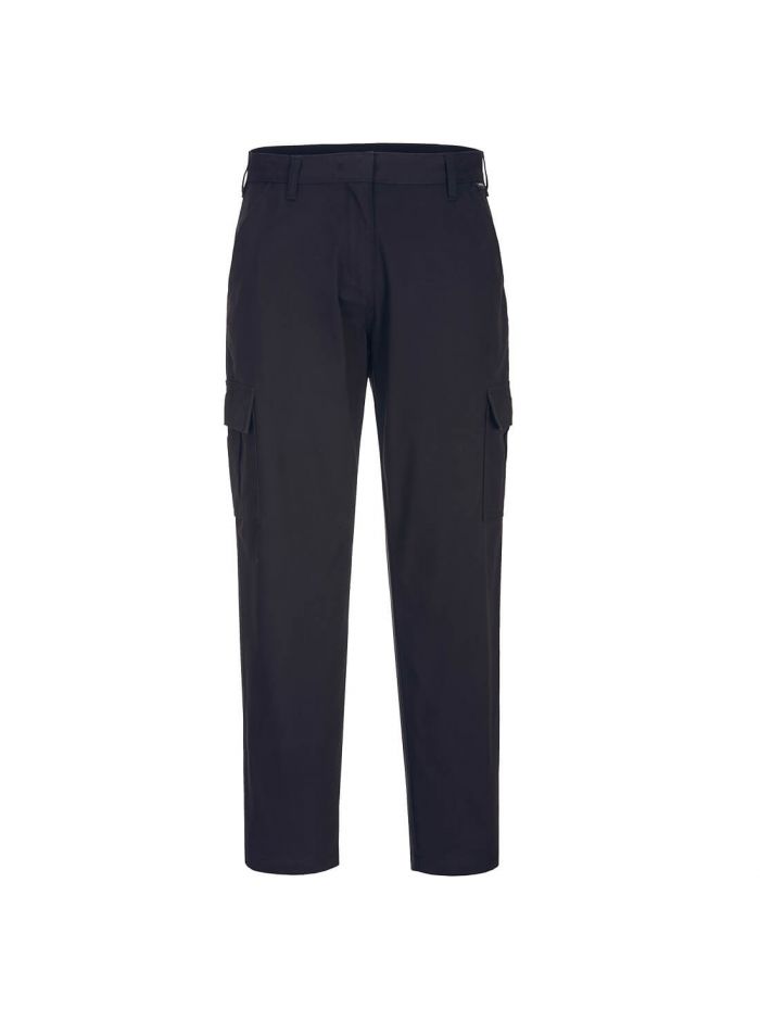 WX2 Women's Stretch Cargo Trousers, 24, R, Black