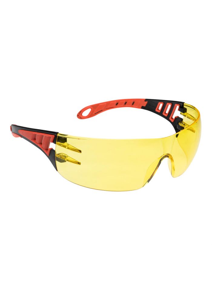 Tech Look Safety Glasses, , R, Amber