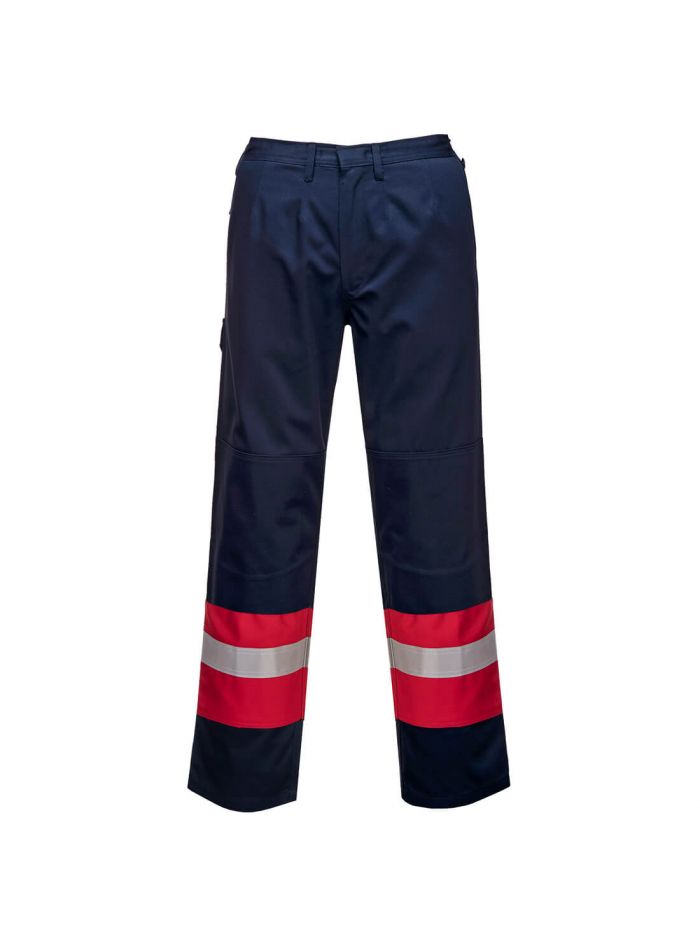 Bizflame Work Two Tone FR Trousers, 4XL, R, Navy
