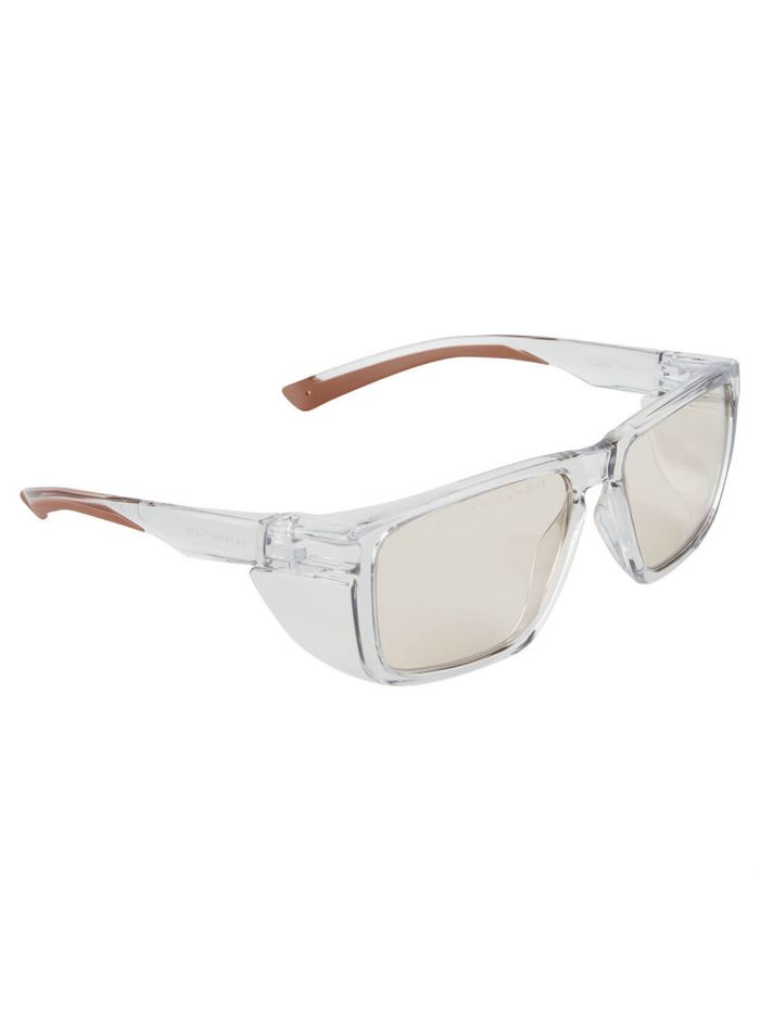 Side Shields Safety Glasses, , R, Brown