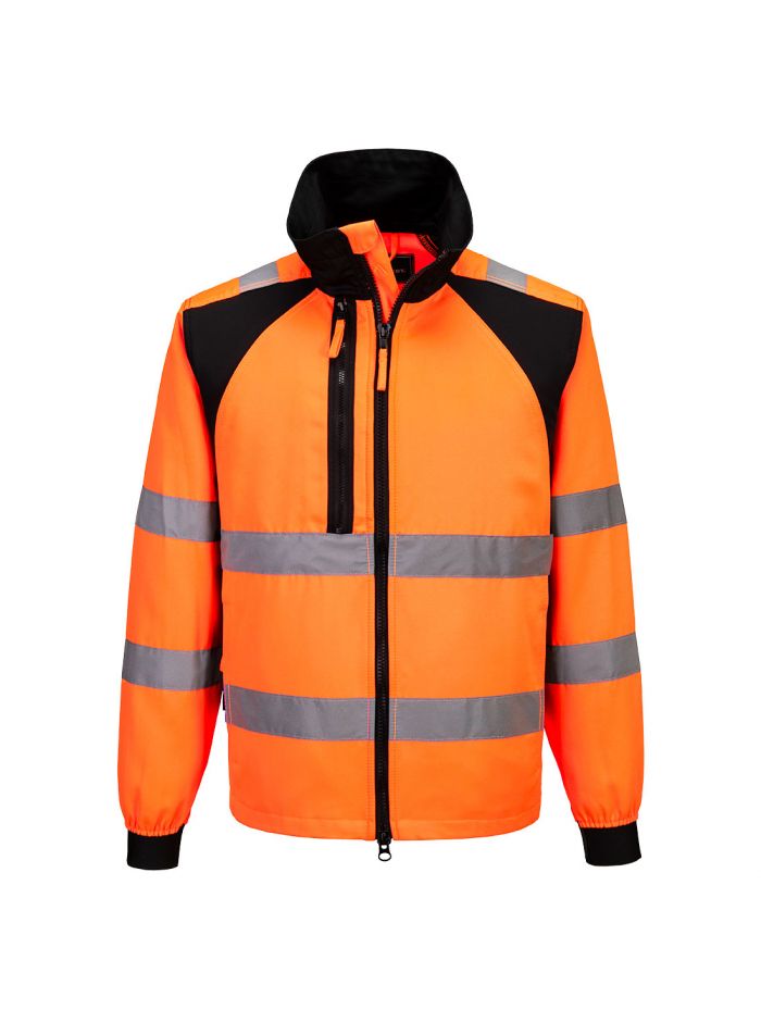 WX2 Eco Hi-Vis Work Jacket , 4XL, R, Orange/Black