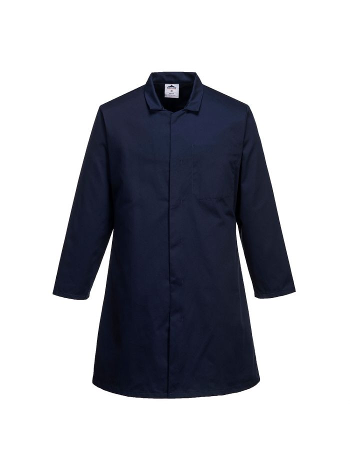 Food Industry 1 Pocket Coat, 4XL, R, Navy