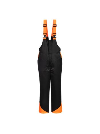 Oak Chainsaw Bib and Brace, L, R, Black