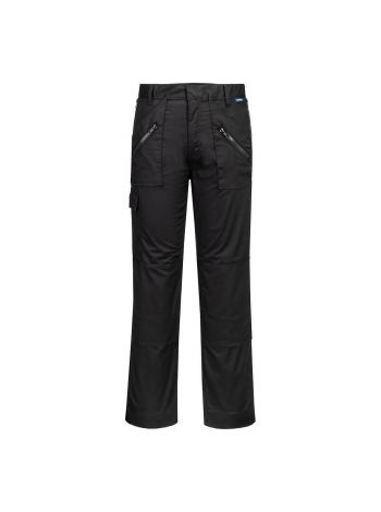 Stretch Action Trousers, 30, R, Black