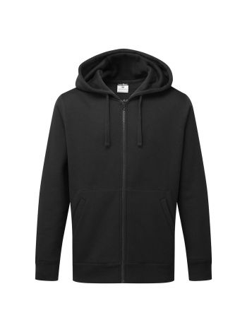 Zipped Hoodie, L, R, Black