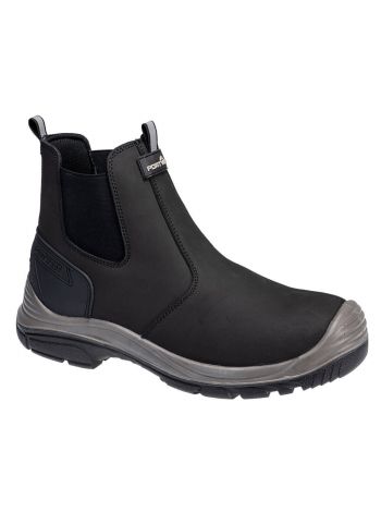 Steel Action Nubuck Dealer Boot S7 SC FO SR, 36, Y, Black/Grey