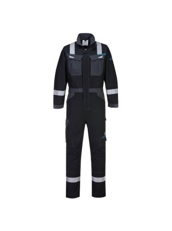 WX3 Modaflame Work FR Coverall, L, R, Black
