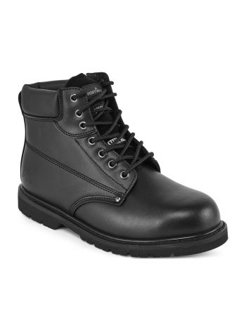Steelite Welted Safety Boot SBP HRO, 39, R, Black
