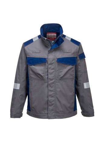 Bizflame Industry Two Tone FR Jacket, L, R, Grey