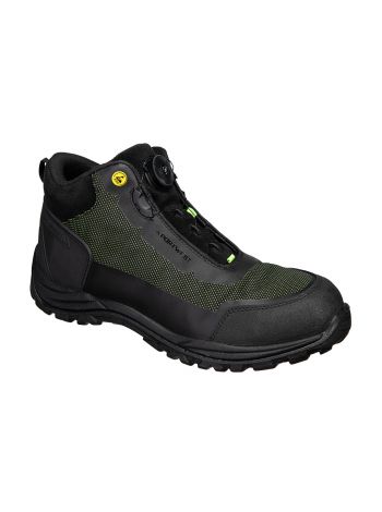 Girder Composite Mid Boot S3S ESD SR FO, 37, N, Black/Green