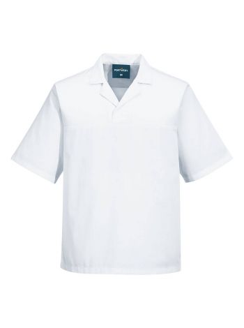 Baker's Shirt S/S , L, R, White