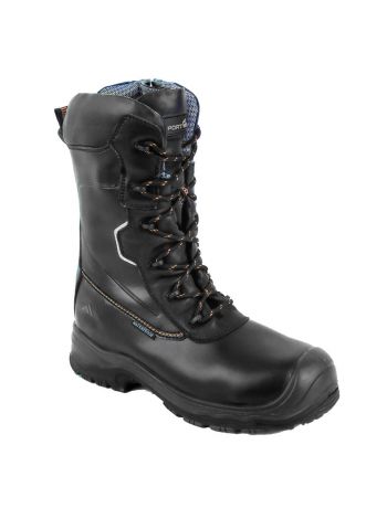 Composite Leather Traction Boot 10" S7L HRO CI FO , 38, R, Black