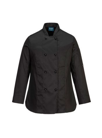 Chef's Women's MeshAir Rachel Jacket L/S , M, R, Black