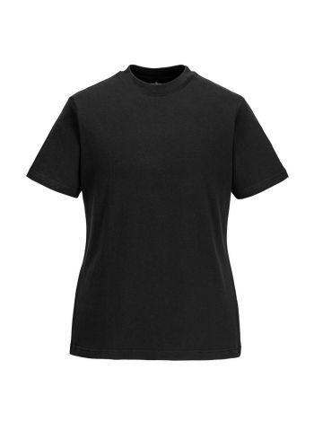 Women's Cotton T-Shirt S/S, L, R, Black