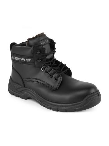 Portwest Compositelite Fur Lined Thor Boot S3 CI, 38, R, Black