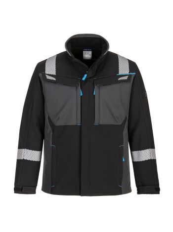 WX3 Modaflame Softshell FR Jacket, L, R, Black