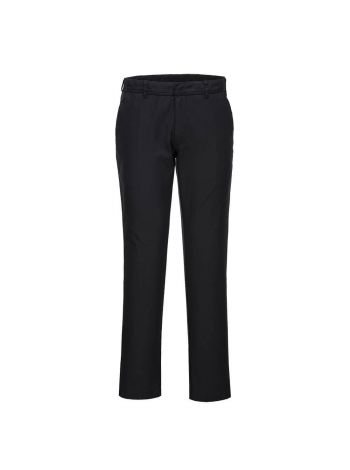 WX2 Women's Stretch Slim Chino Trousers, 24, R, Black