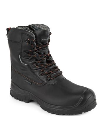 Composite Leather Traction Boot 7" S7L ESD HRO CI FO , 38, R, Black