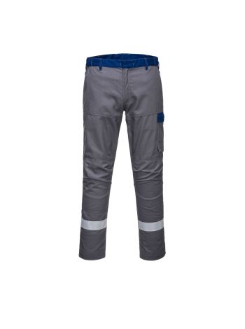 Bizflame Industry Two Tone FR Trousers, 30, R, Grey